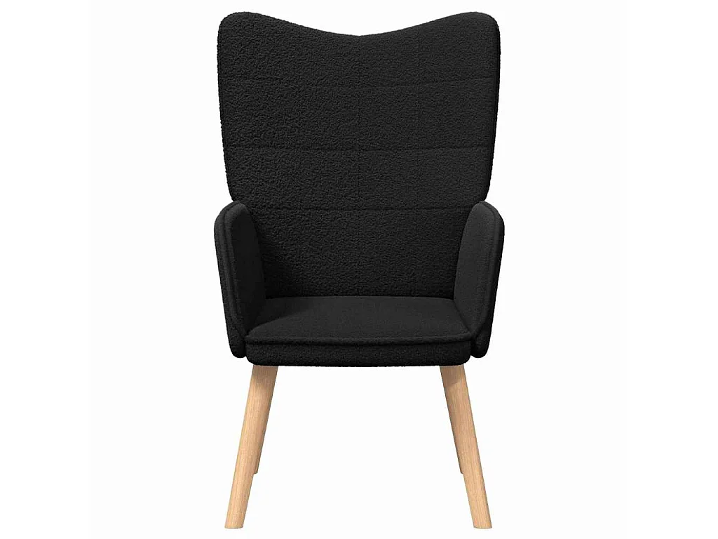 fauteuil Noir 62 x 67 x 95,5 cm Tissu Sherpa
