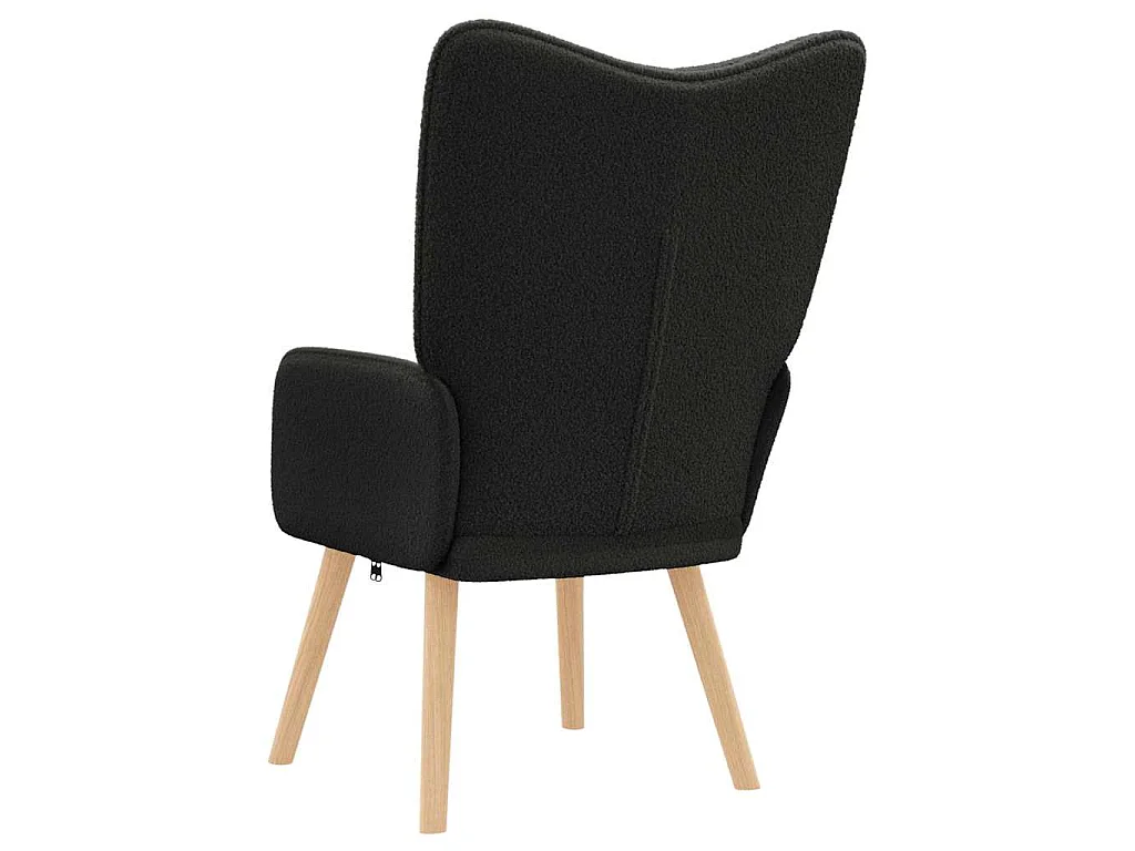 fauteuil Noir 62 x 67 x 95,5 cm Tissu Sherpa