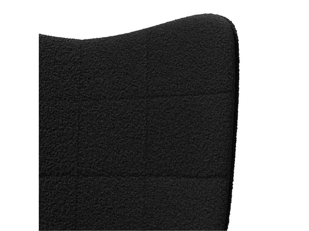 fauteuil Noir 62 x 67 x 95,5 cm Tissu Sherpa