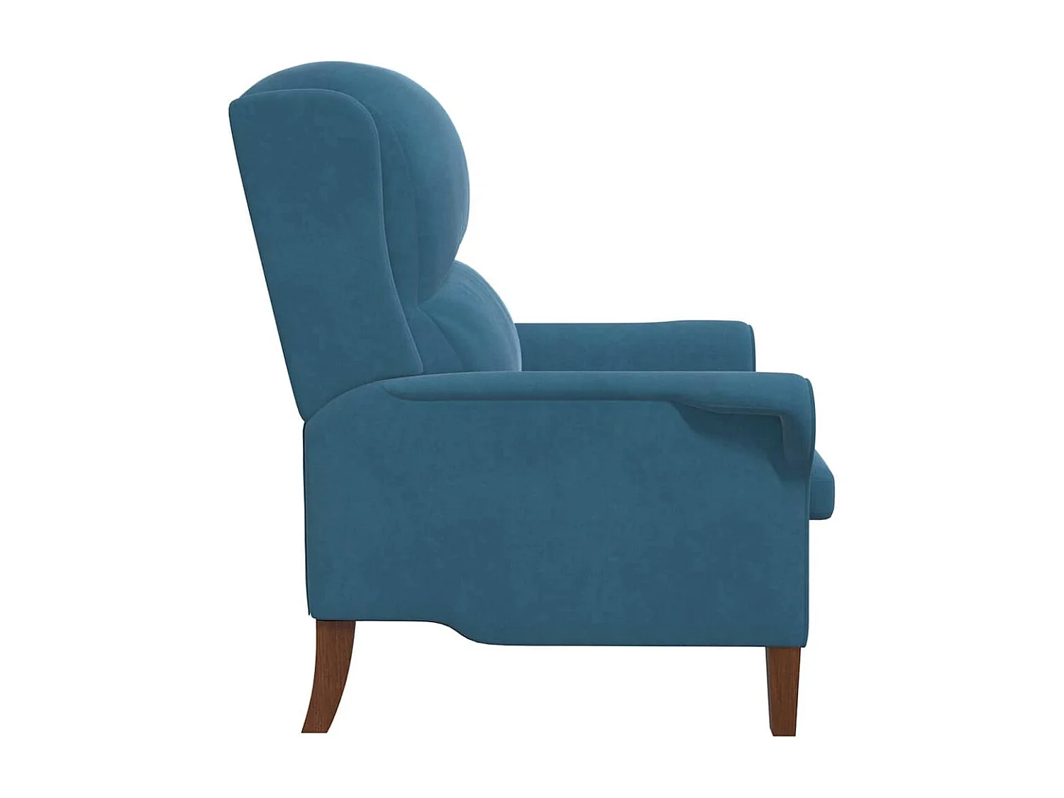 fauteuil Bleu 76 x 94 x 102 cm Velours