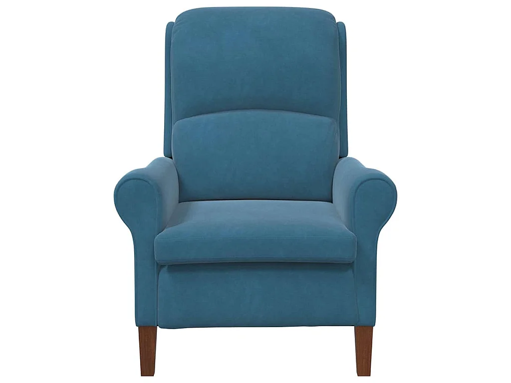 fauteuil Bleu Velours