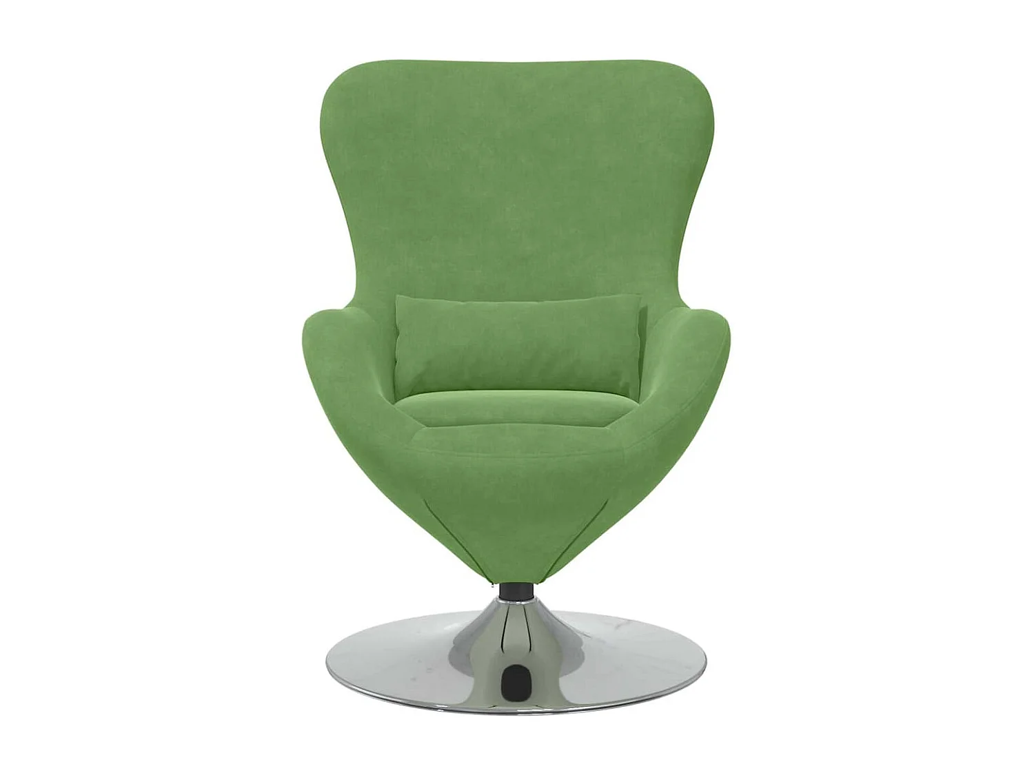 Fauteuil œuf Vert clair 63 x 73 x 90 cm Velours