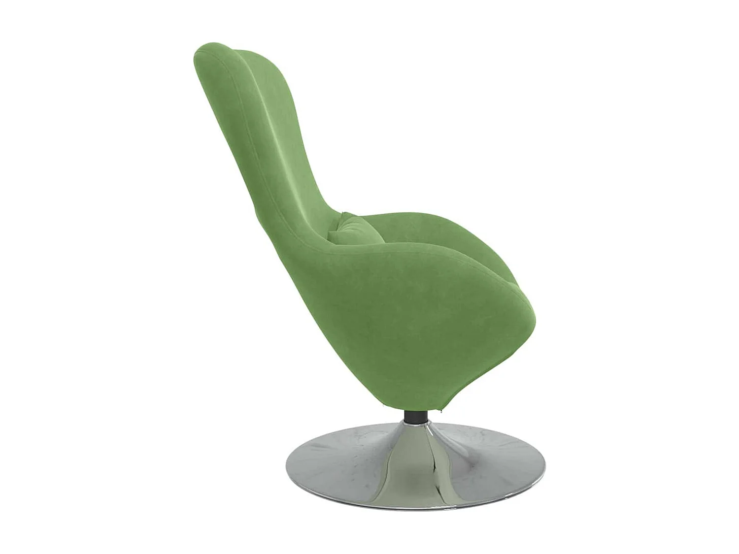 Fauteuil œuf Vert clair 63 x 73 x 90 cm Velours
