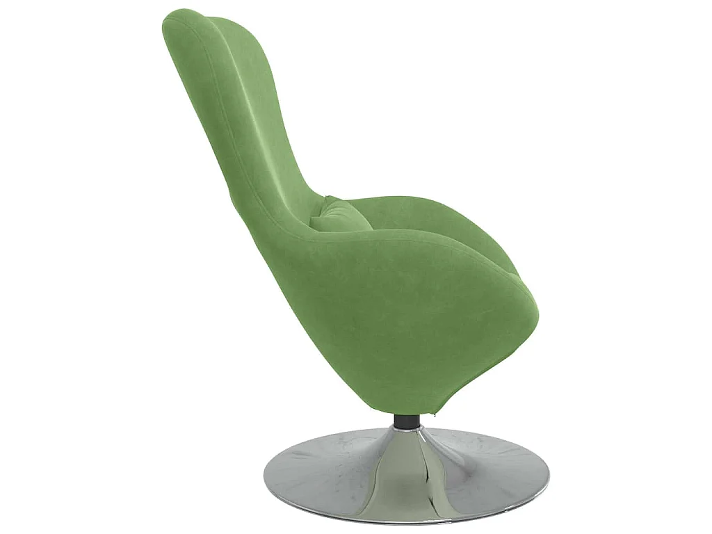 Eiersessel Hellgrün Samt