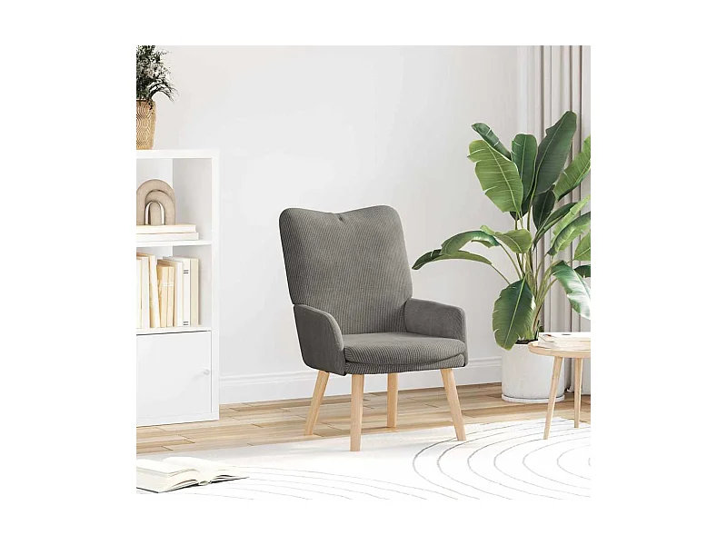 Ontspanningsstoel Lichtgrijs 63 x 67 x 94 cm Stof