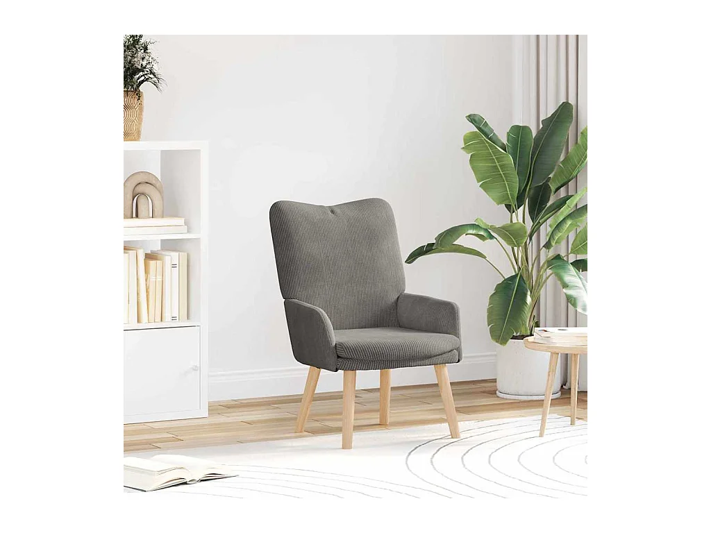 Fauteuil relaxant Gris clair 63 x 67 x 94 cm tissu