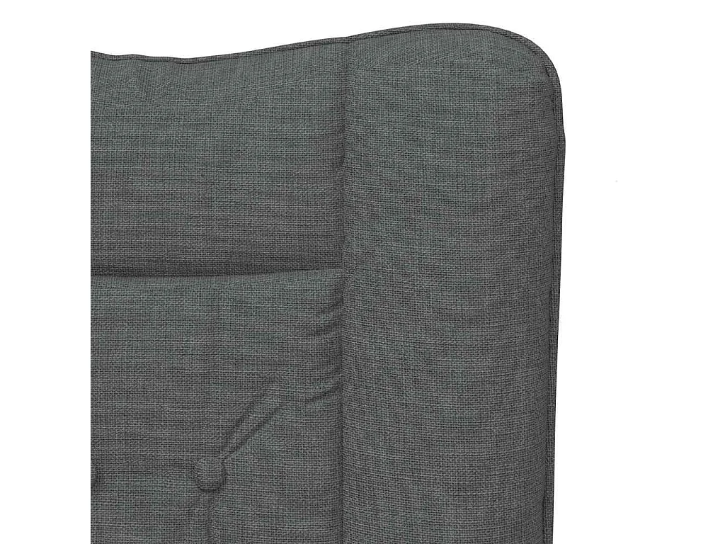 fauteuil Gris foncé 63 x 67 x 94 cm Tissu et contreplaqué
