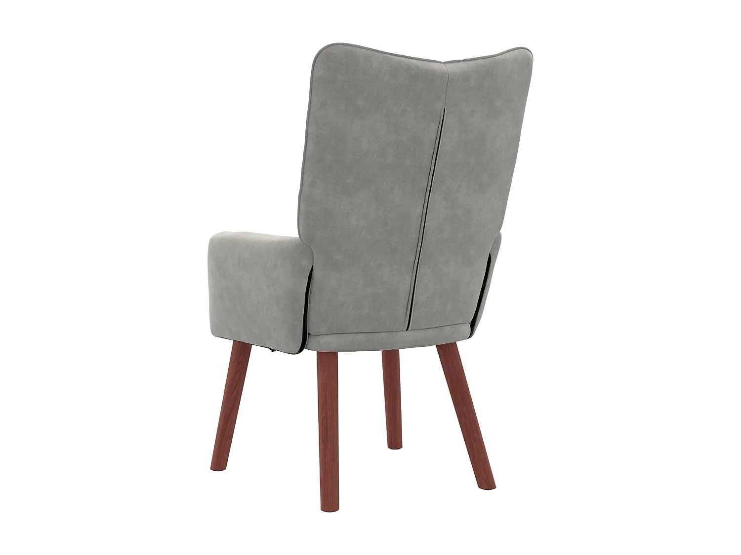 fauteuil Gris clair 63 x 67 x 94 cm Velours