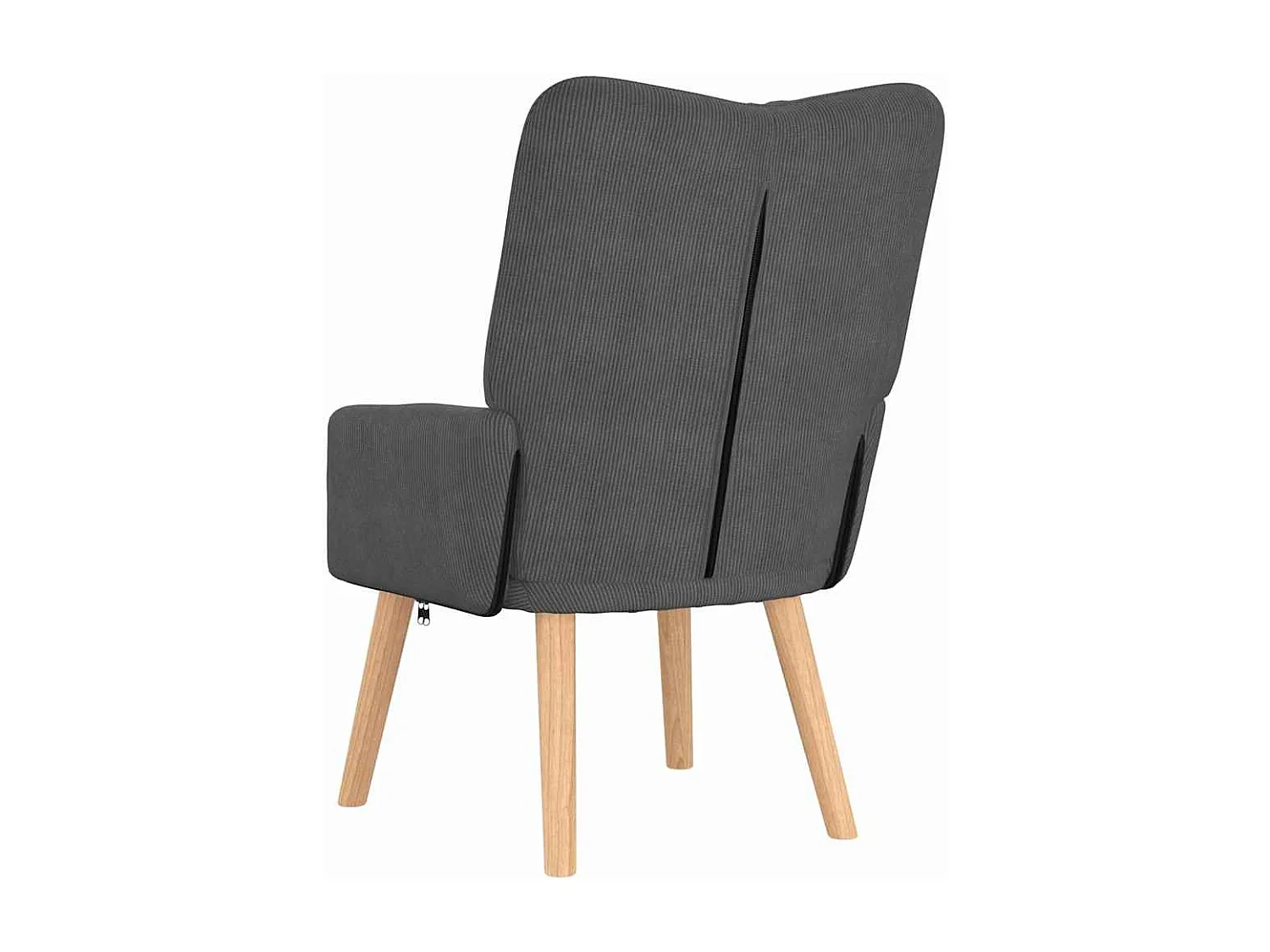 Fauteuil relaxant Gris foncé 63 x 67 x 94 cm tissu