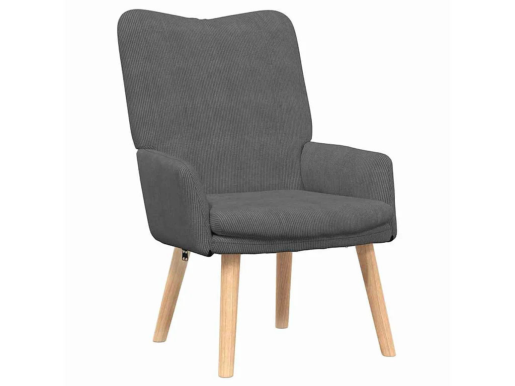 fauteuil Gris foncé 63 x 67 x 94 cm tissu