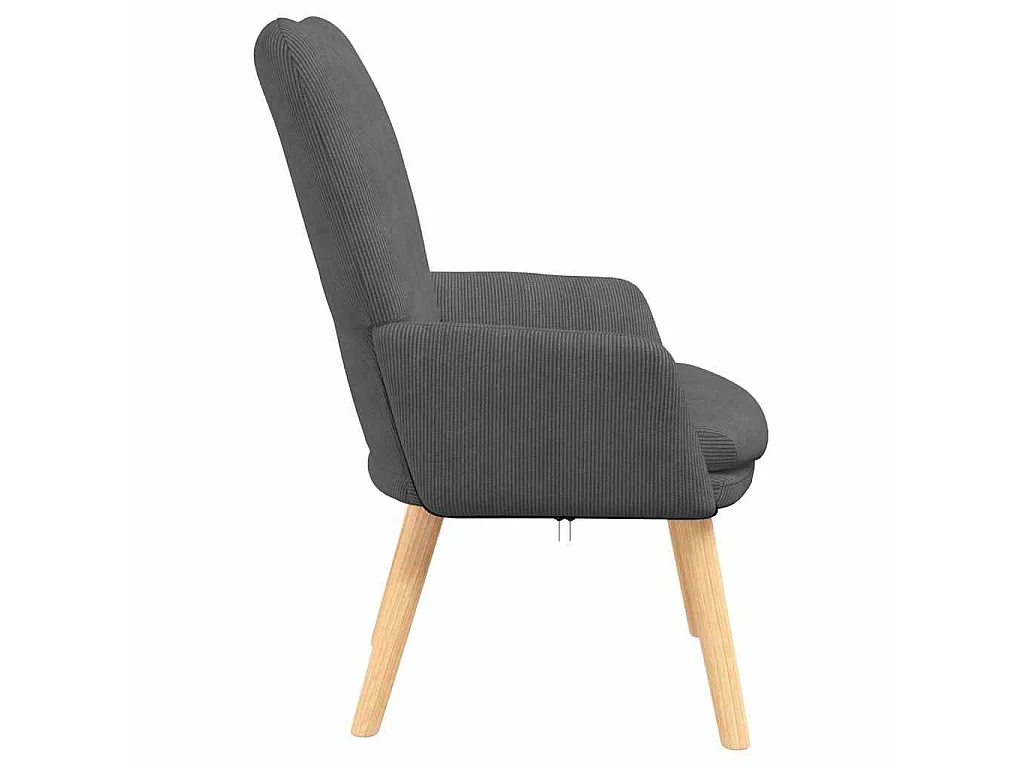 fauteuil Gris foncé 63 x 67 x 94 cm tissu