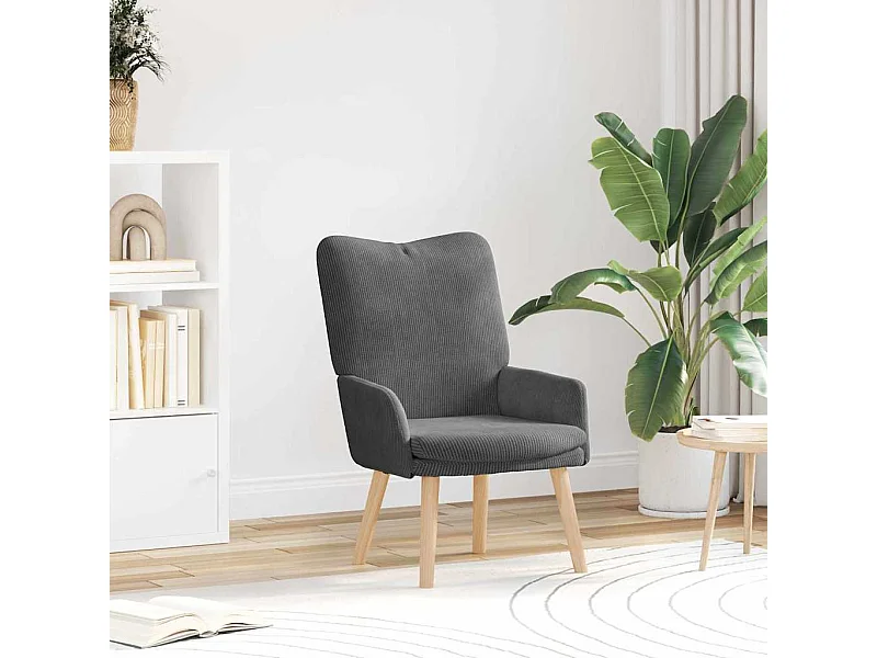 Fauteuil Donkergrijs 63 x 67 x 94 cm Stof