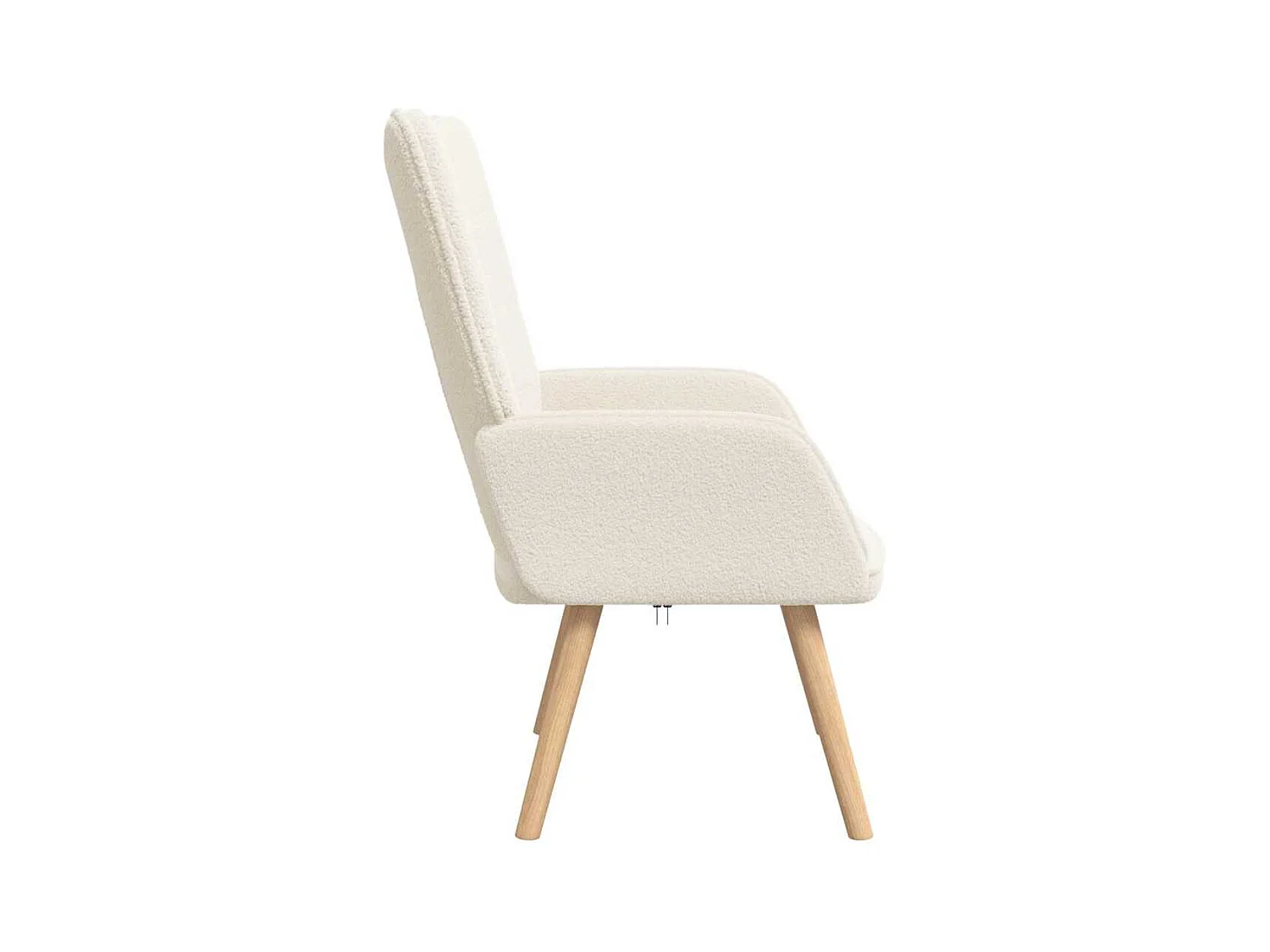 Fauteuil relaxant Crème 62 x 67 x 95.5 cm tissu