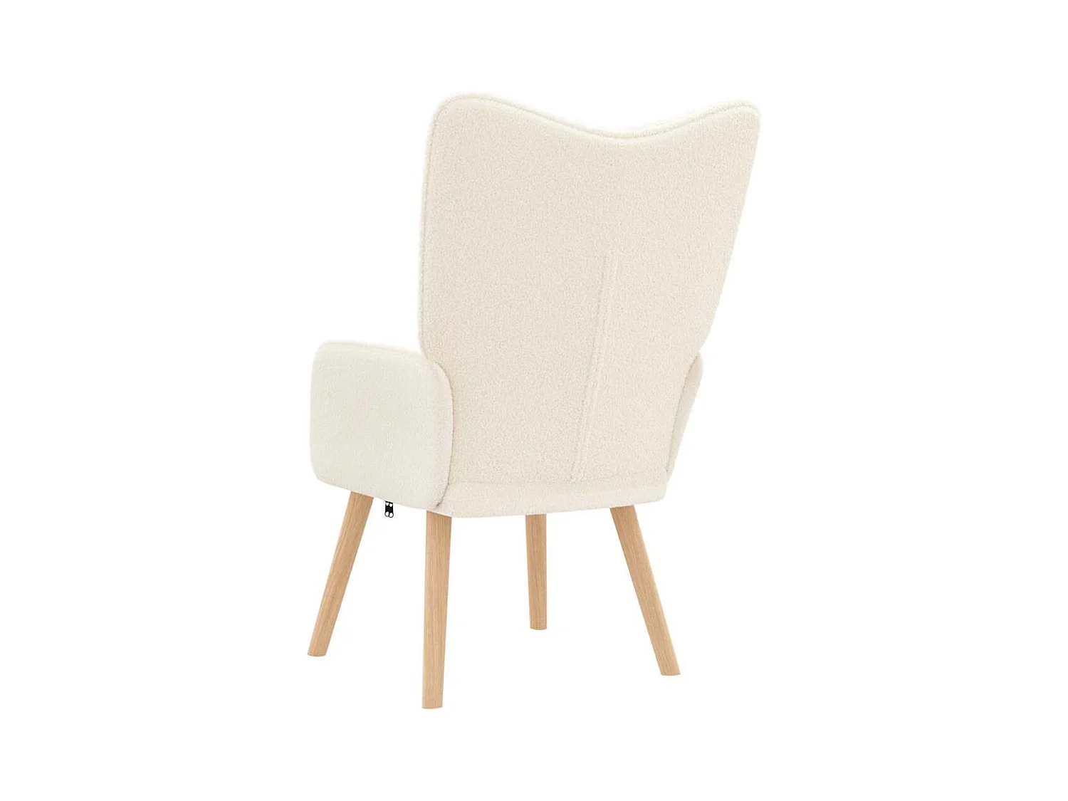 Fauteuil relaxant Crème 62 x 67 x 95.5 cm tissu