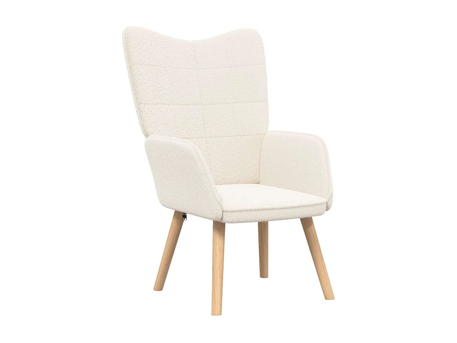 fauteuil Crème 62 x 67 x 95,5 cm Tissu Sherpa