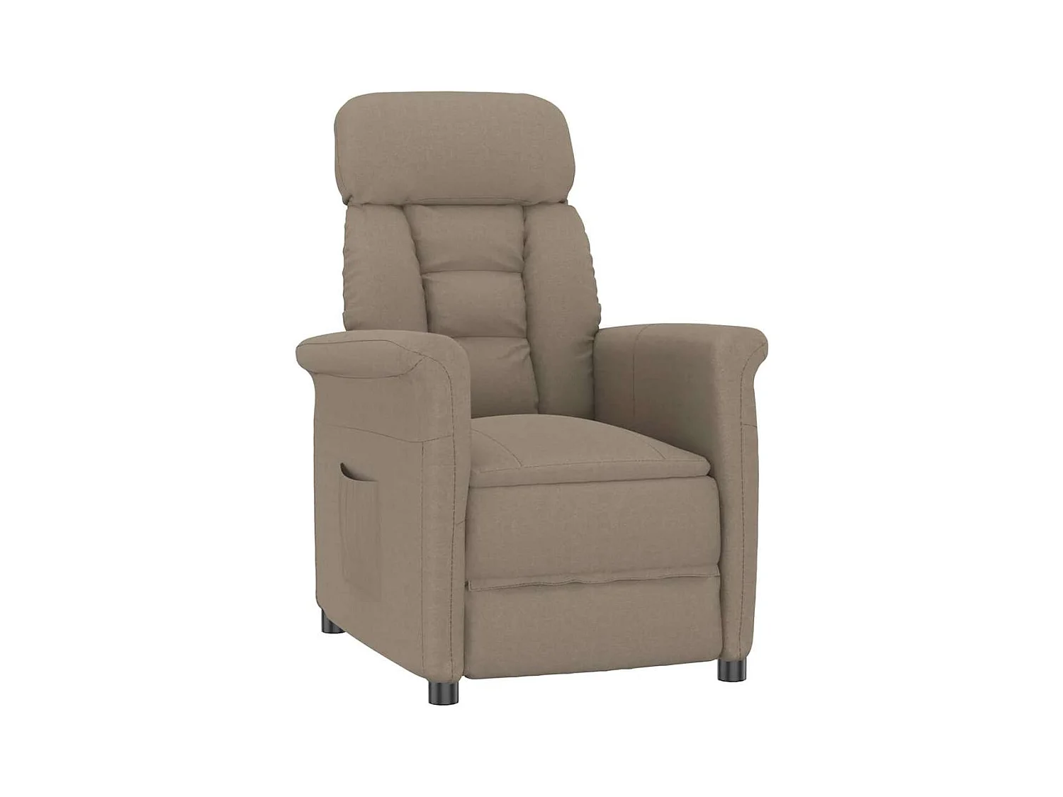Fauteuil Relax Taupe Taupe 70.5 x 96.5 x 95 cm Polyester
