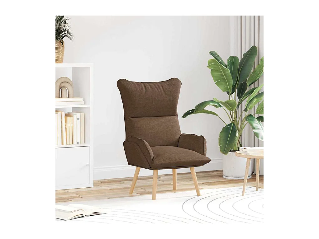 Fauteuil relaxant Marron 69 x 74 x 93 cm tissu