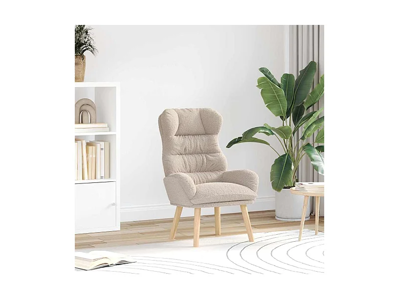 Ontspanningsstoel Lichtgrijs 69 x 74 x 93 cm Stof