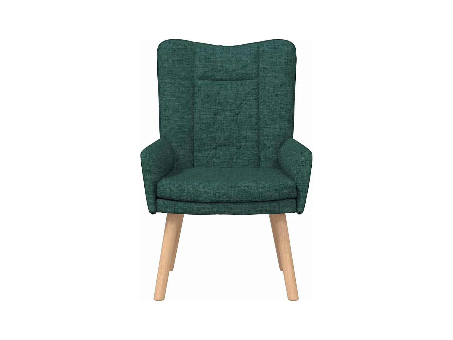 Fauteuil relaxant Vert foncé 63 x 67 x 94 cm tissu