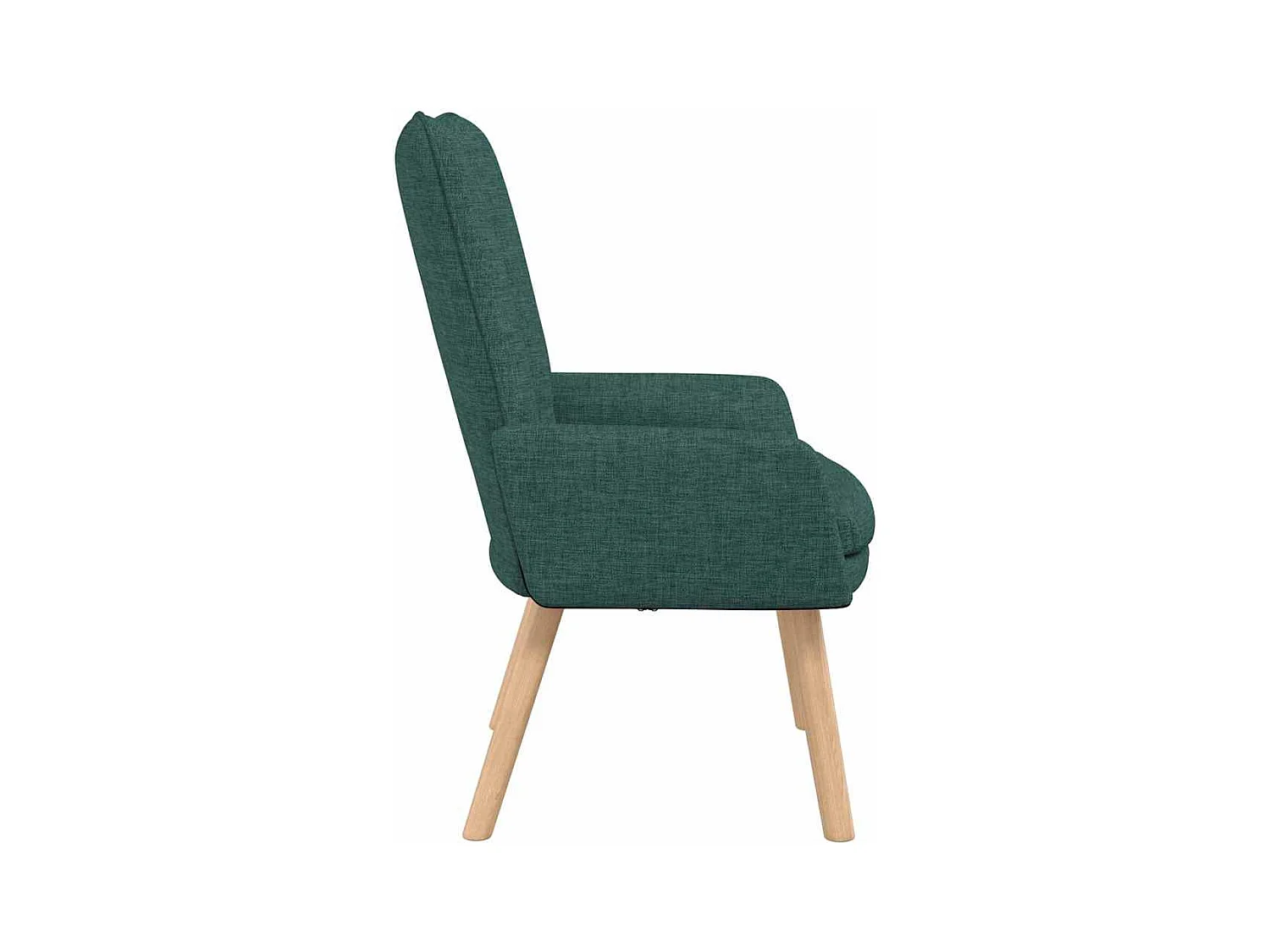 Fauteuil relaxant Vert foncé 63 x 67 x 94 cm tissu