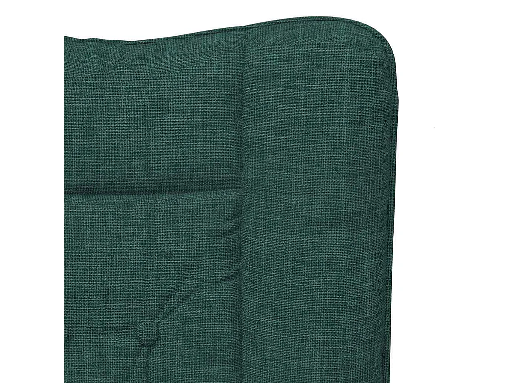fauteuil Vert foncé 63 x 67 x 94 cm Tissu et contreplaqué