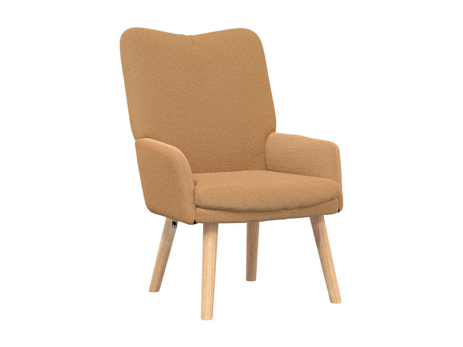 Fauteuil relaxant Beige 63 x 67 x 94 cm tissu