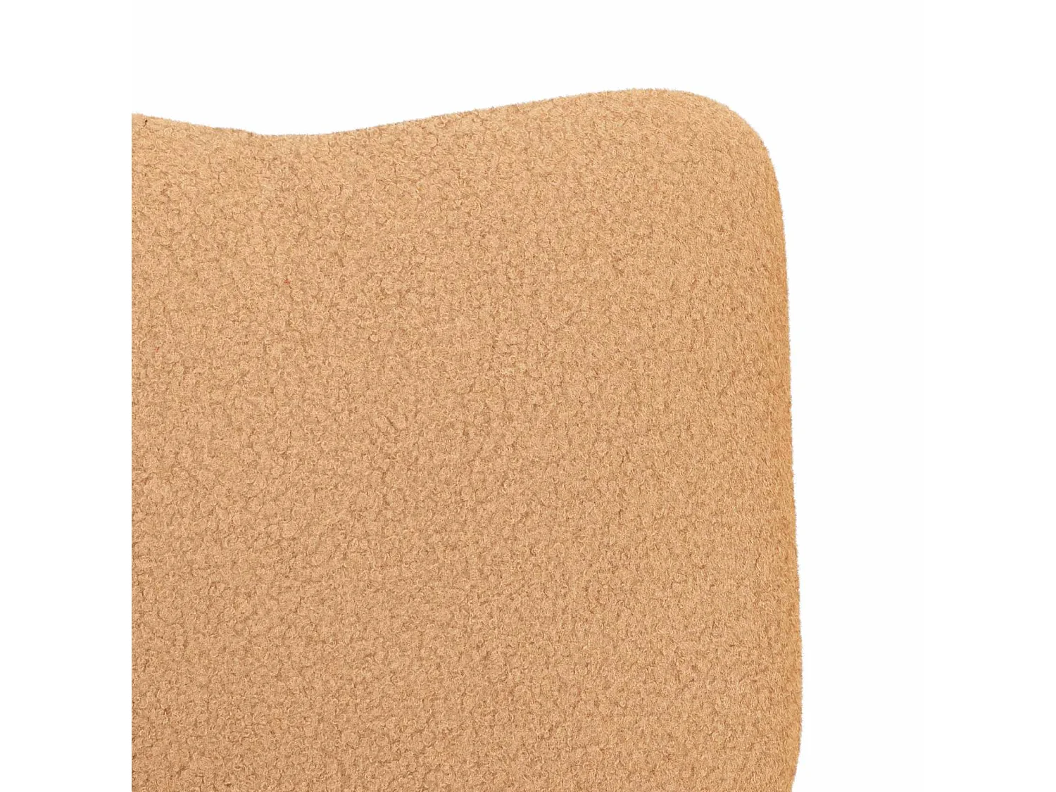 Sessel Beige 63 x 67 x 94 cm Polyester und Sperrholz