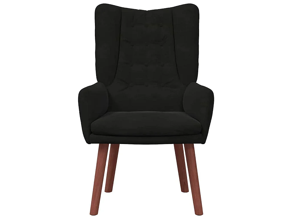 fauteuil Noir 63 x 67 x 94 cm Velours