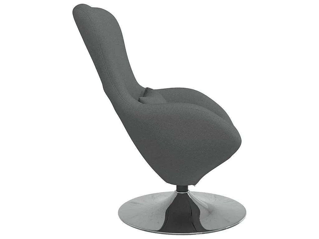 Fauteuil œuf Gris foncé 63 x 73 x 90 cm tissu