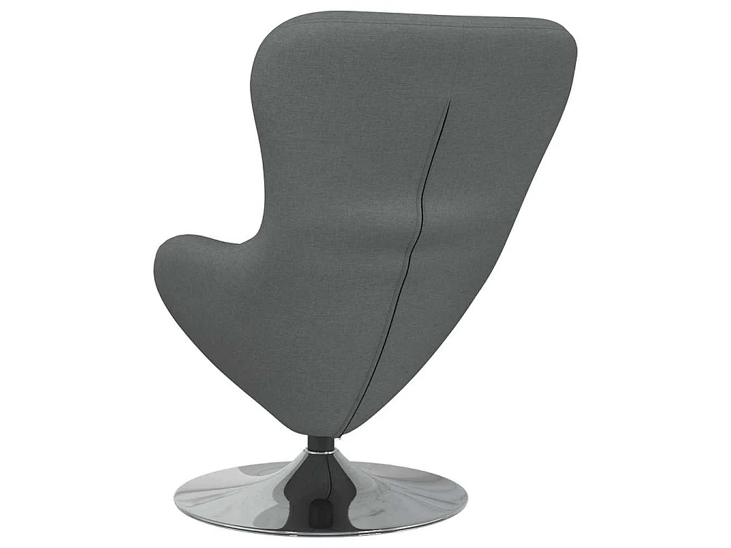 Fauteuil œuf Gris foncé 63 x 73 x 90 cm tissu