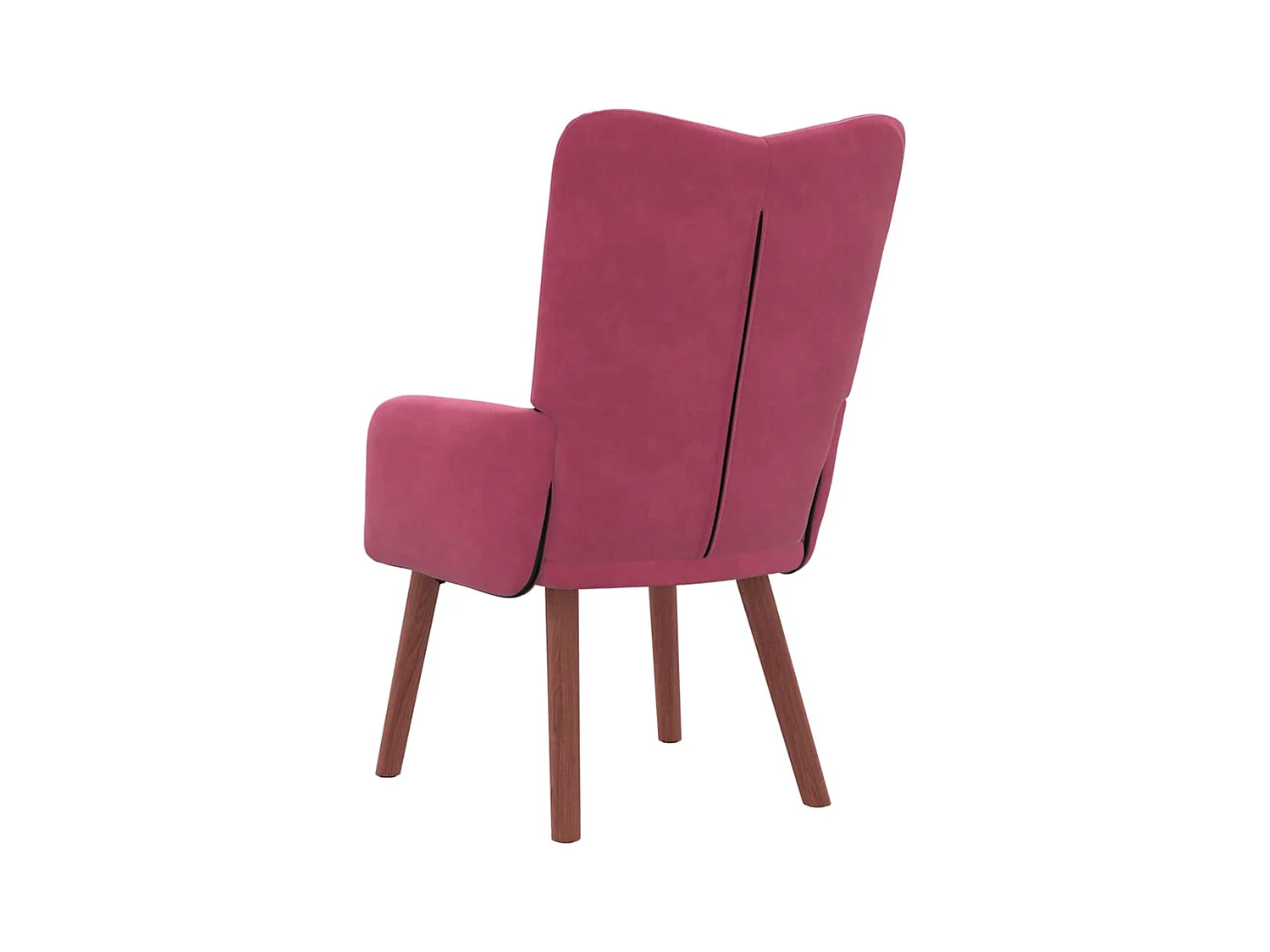 Fauteuil relaxant Rouge bordeaux 63 x 67 x 94 cm Velours