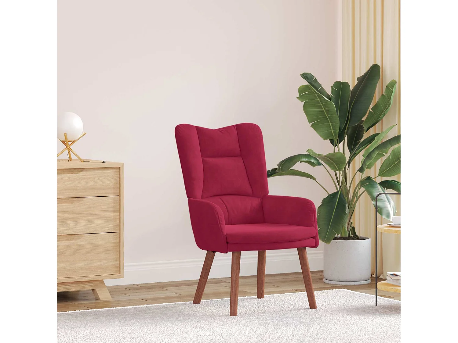 fauteuil Bordeaux 63 x 67 x 94 cm Velours