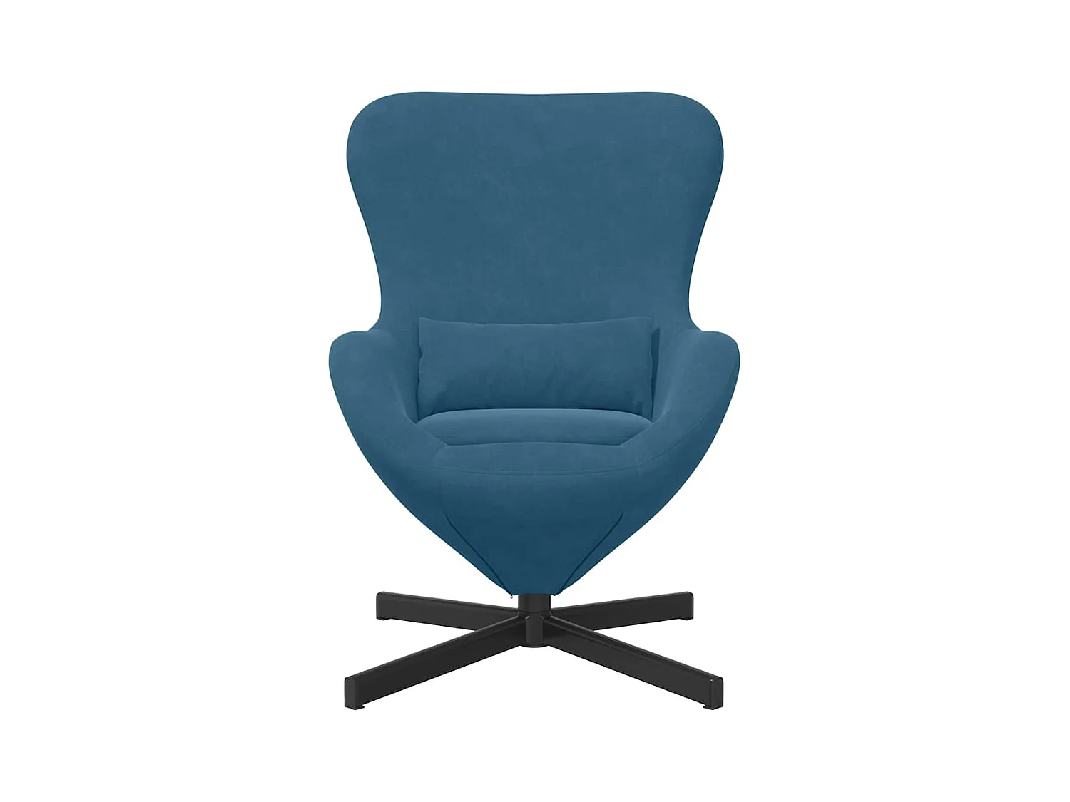 Fauteuil œuf Bleu 63 x 73 x 90 cm Velours