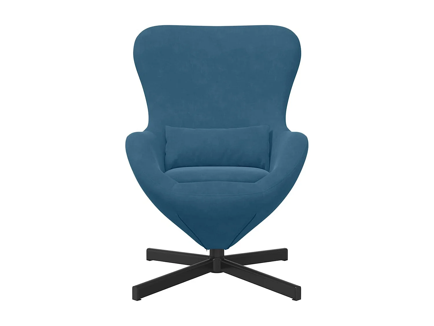 Fauteuil œuf Bleu 63 x 73 x 90 cm Velours