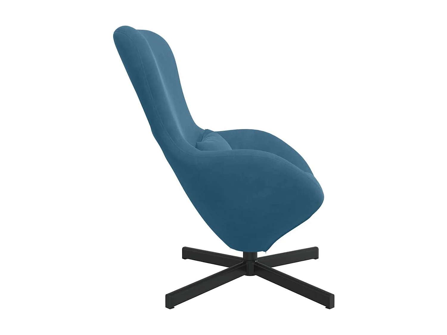 Fauteuil œuf Bleu 63 x 73 x 90 cm Velours