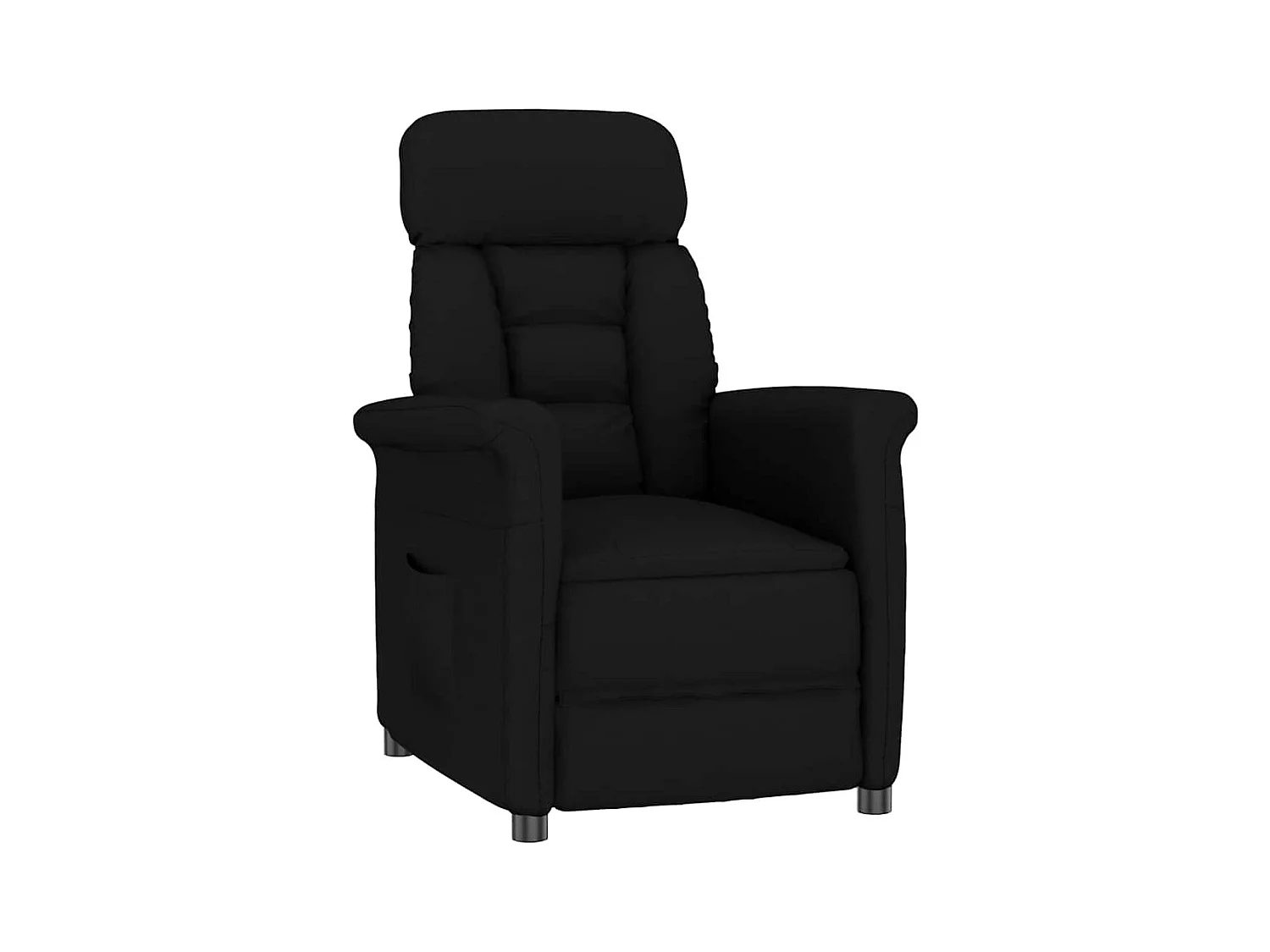 Fauteuil inclinable noir Noir 70.5 x 96.5 x 95 cm Faux cuir