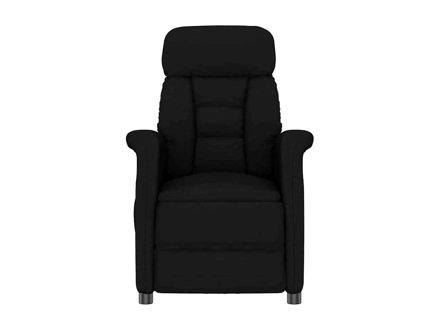 Recliner Stuhl Schwarz Schwarz 70.5 x 96.5 x 95 cm Kunstleder