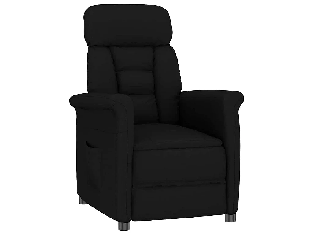 Fauteuil Zwart Microvezel