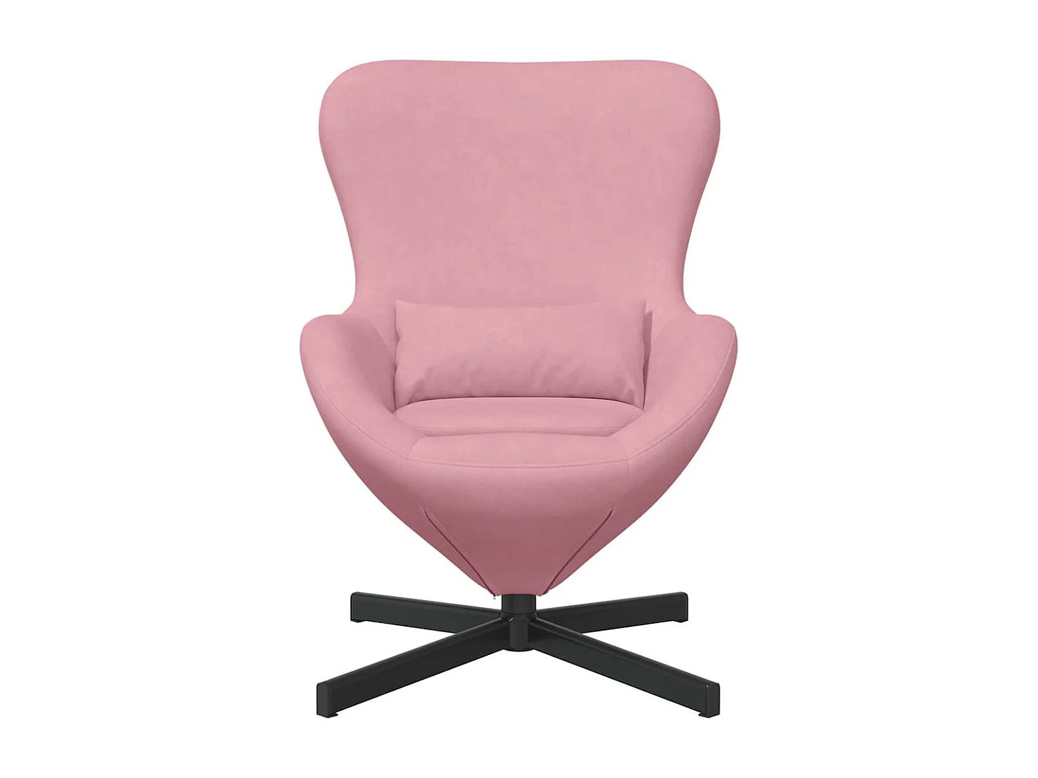 Sillón huevo Rosa 63 x 73 x 90 cm Terciopelo