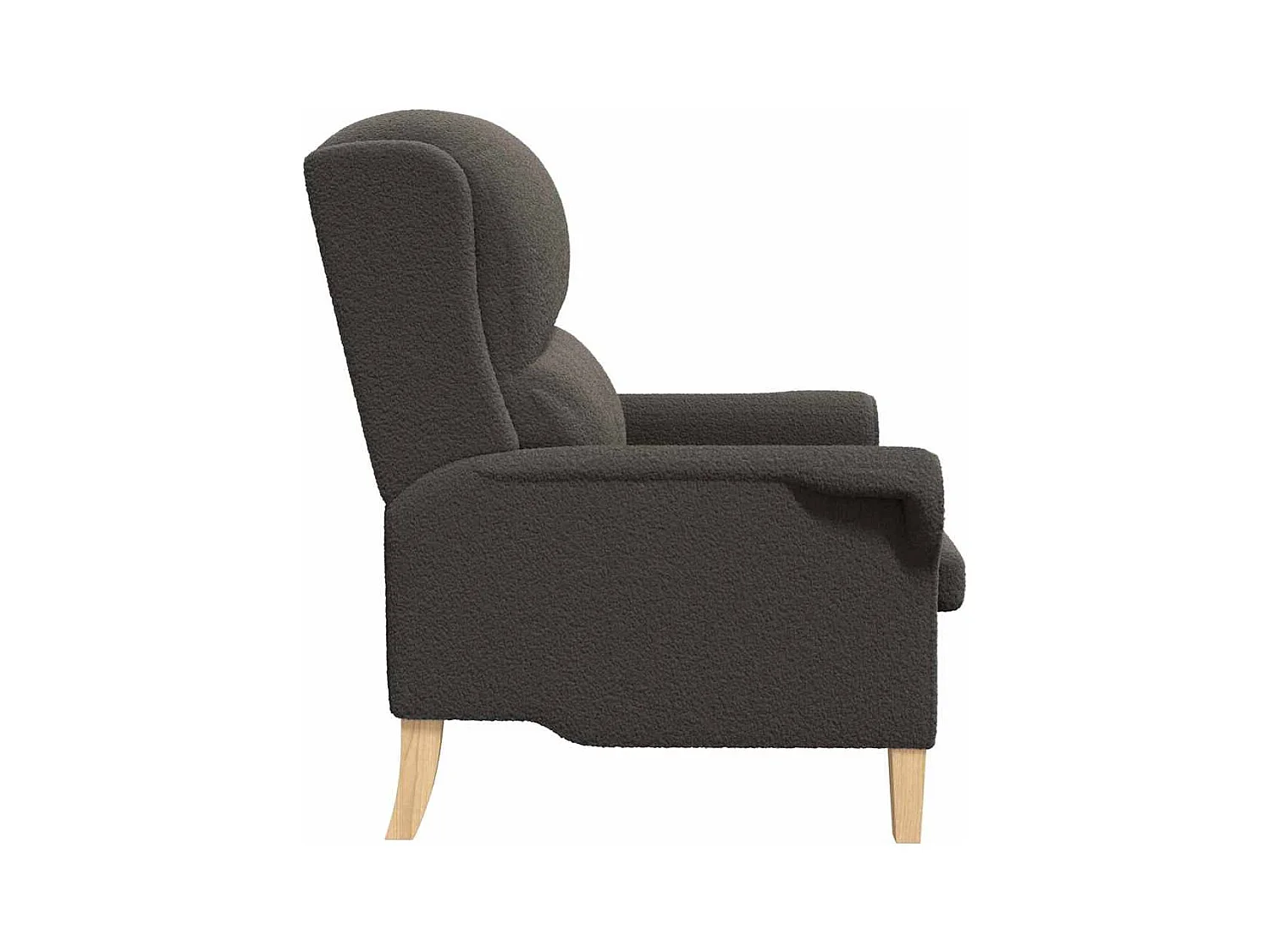 fauteuil Gris foncé 76 x 94 x 102 cm