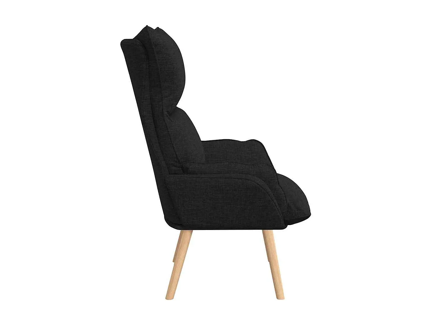 Ontspanningsstoel Zwart 69 x 74 x 93 cm Stof