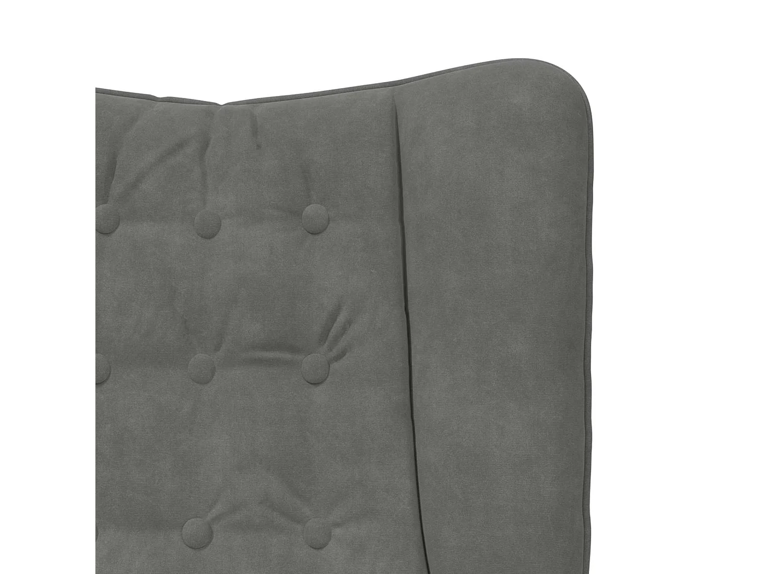 fauteuil Gris foncé 63 x 67 x 94 cm Velours