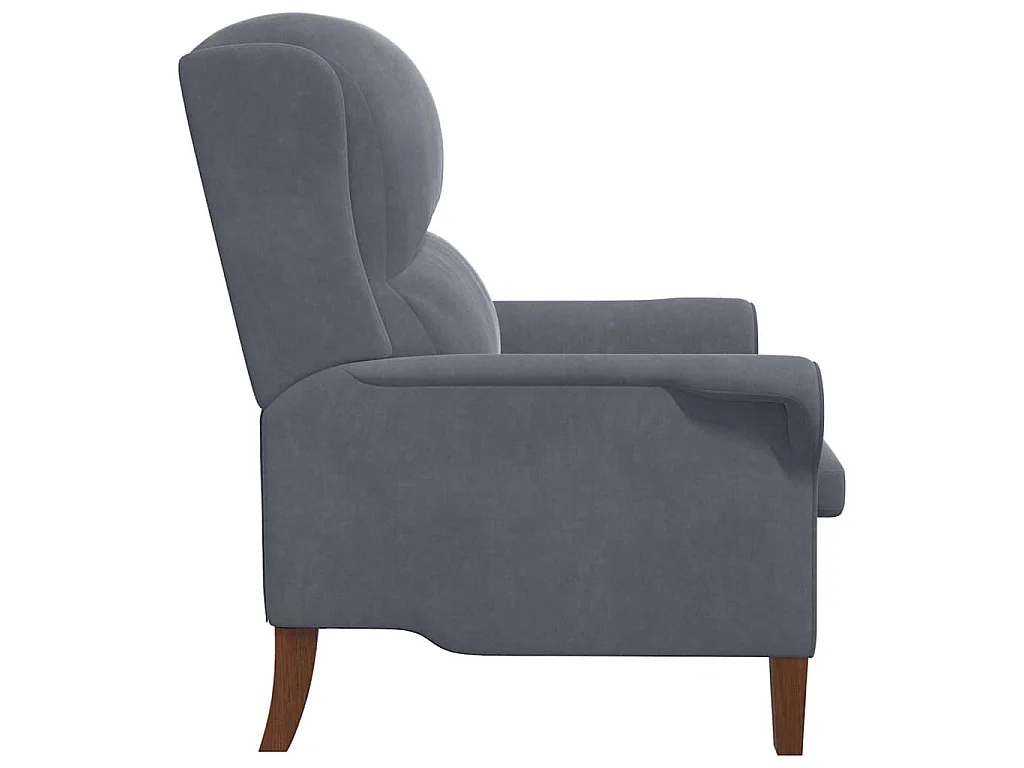 fauteuil Gris foncé Velours