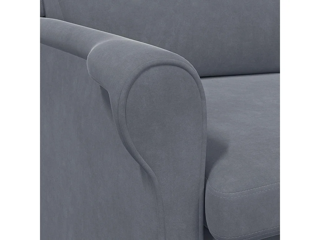 fauteuil Gris foncé Velours