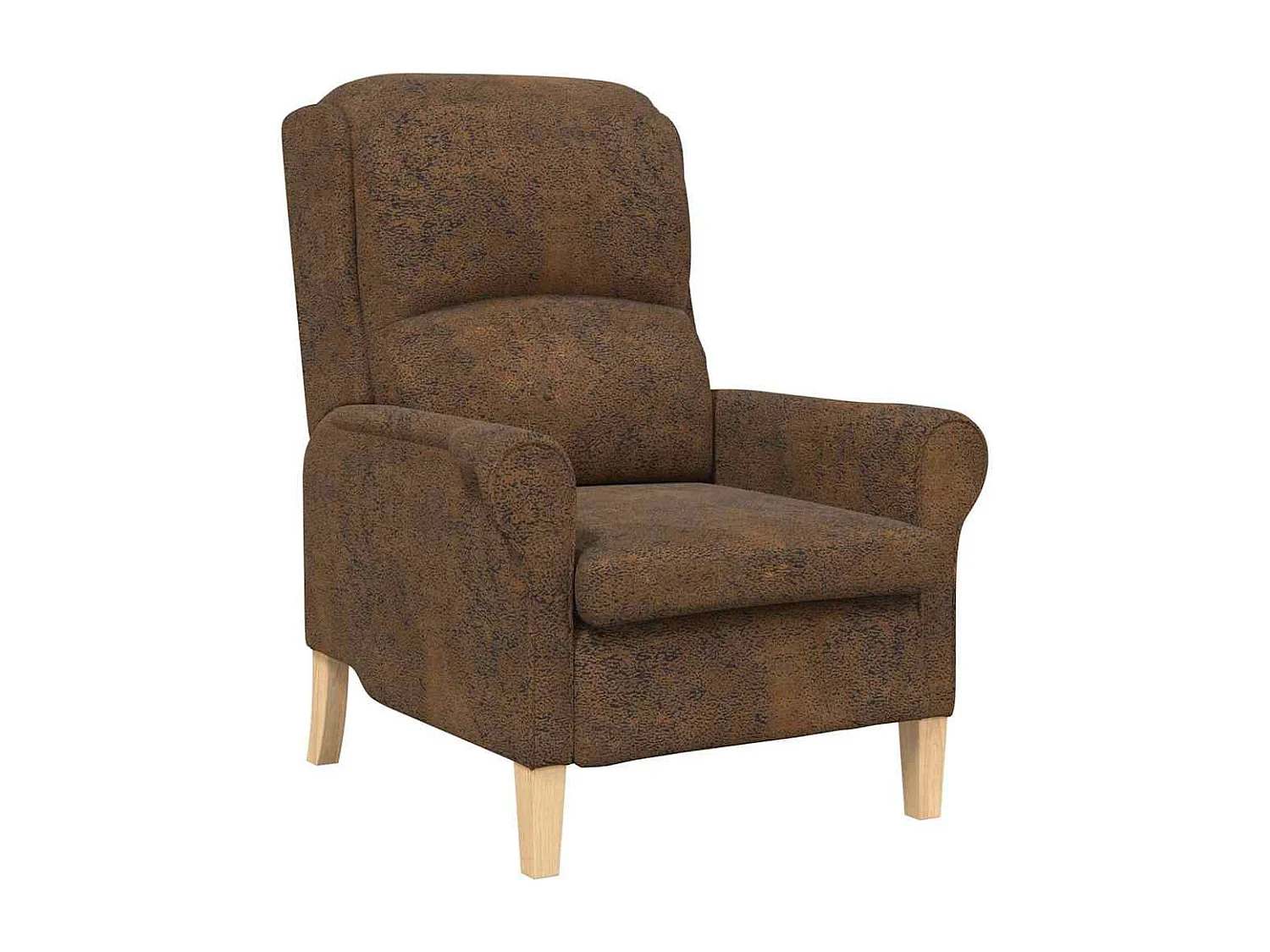 fauteuil Marron 76 x 94 x 102 cm Cuir synthétique