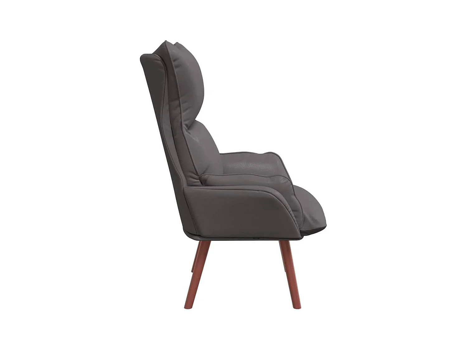 Fauteuil relaxant Gris 69 x 74 x 93 cm Faux cuir