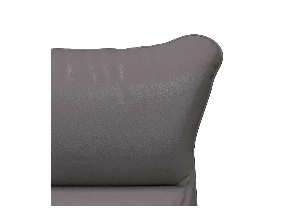 Fauteuil relaxant Gris 69 x 74 x 93 cm Faux cuir