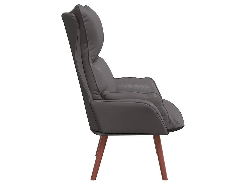 fauteuil Gris 69 x 74 x 93 cm Simili cuir