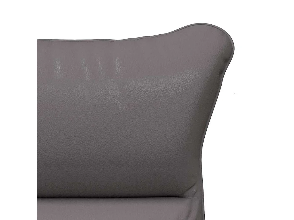fauteuil Gris 69 x 74 x 93 cm Simili cuir