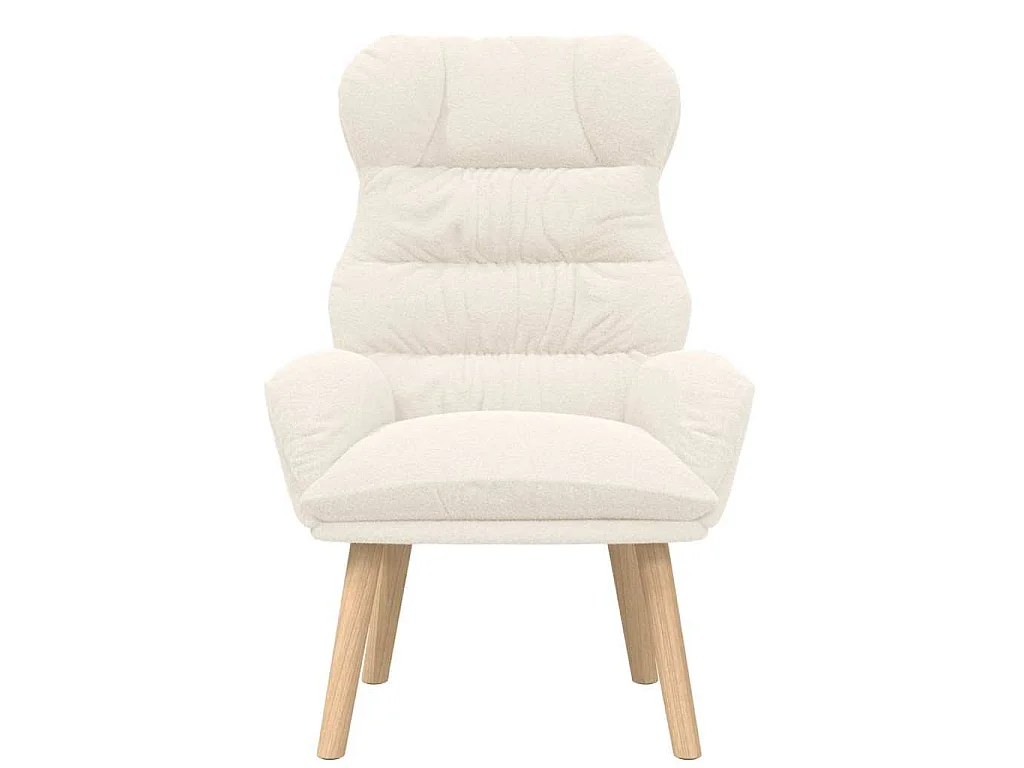 poltrona Crema 69 x 74 x 93 cm Tessuto Sherpa